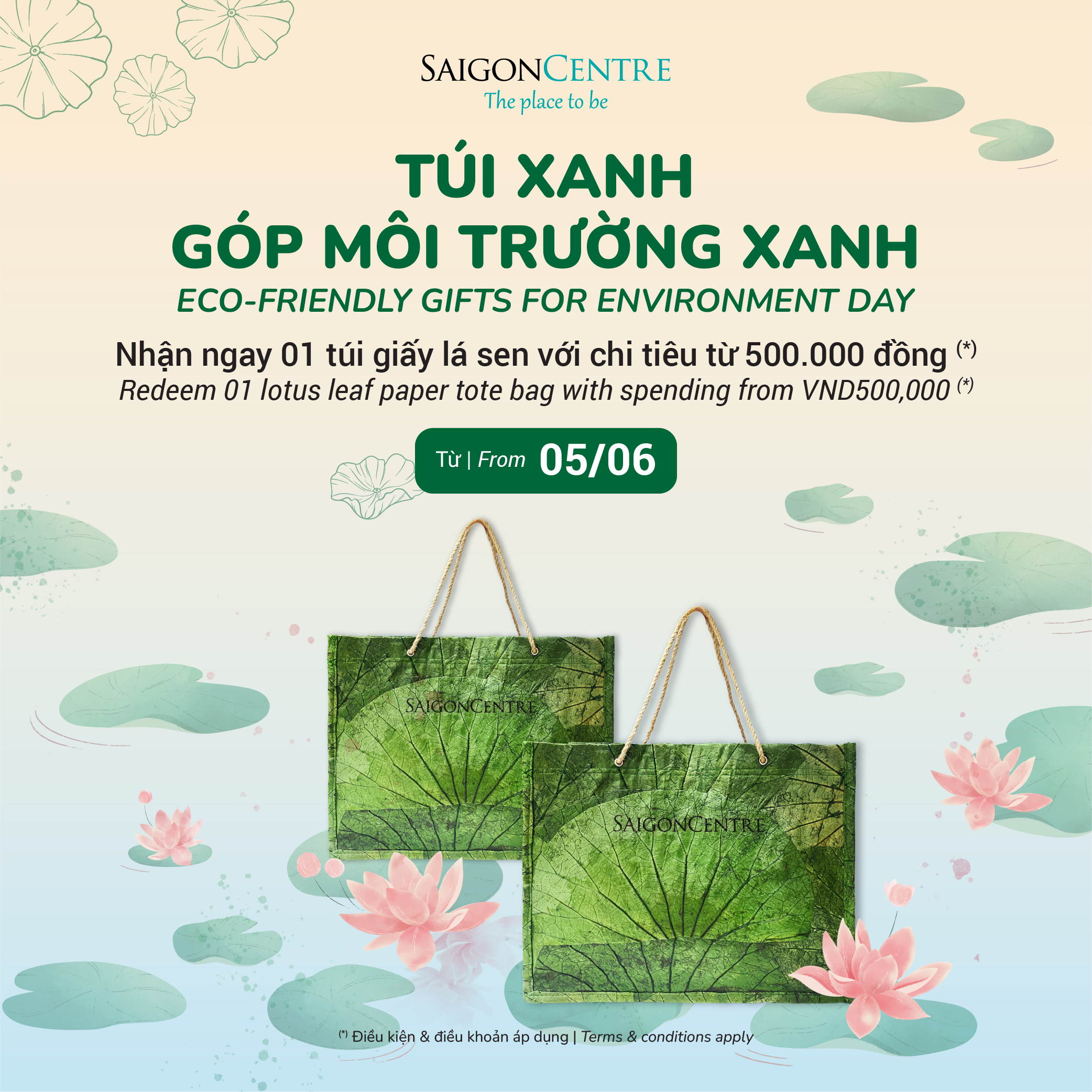 TÚI XANH GÓP MÔI TRƯỜNG XANH