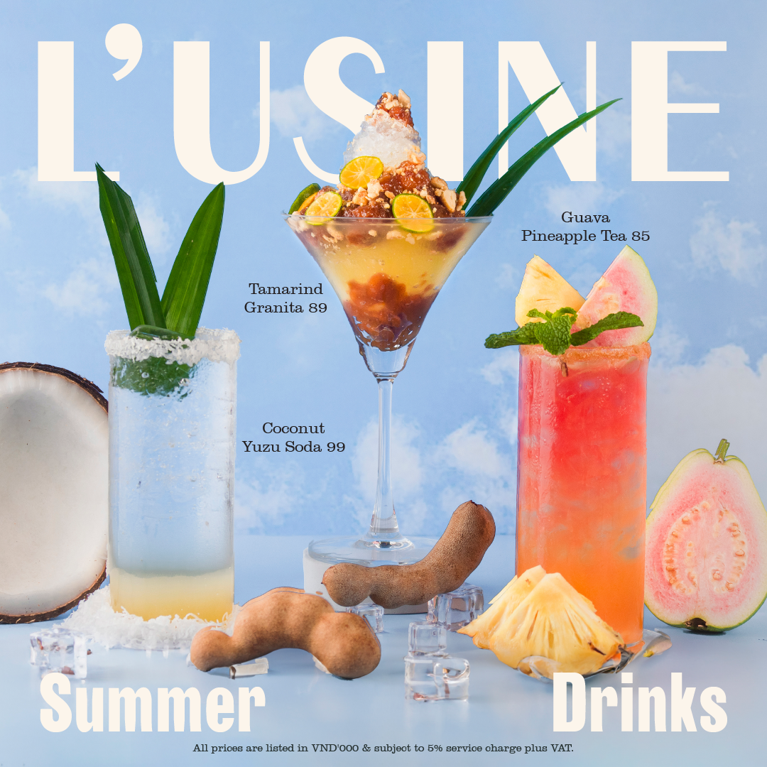 L'USINE - SUMMER DREAMS DRINK COLLECTION