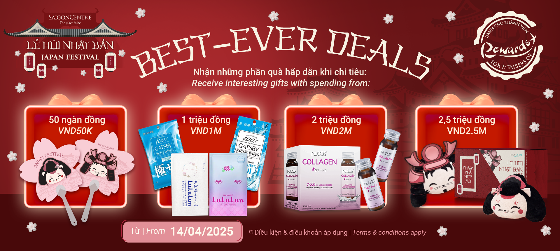 JAPAN FESTIVAL - BEST-EVER DEALS