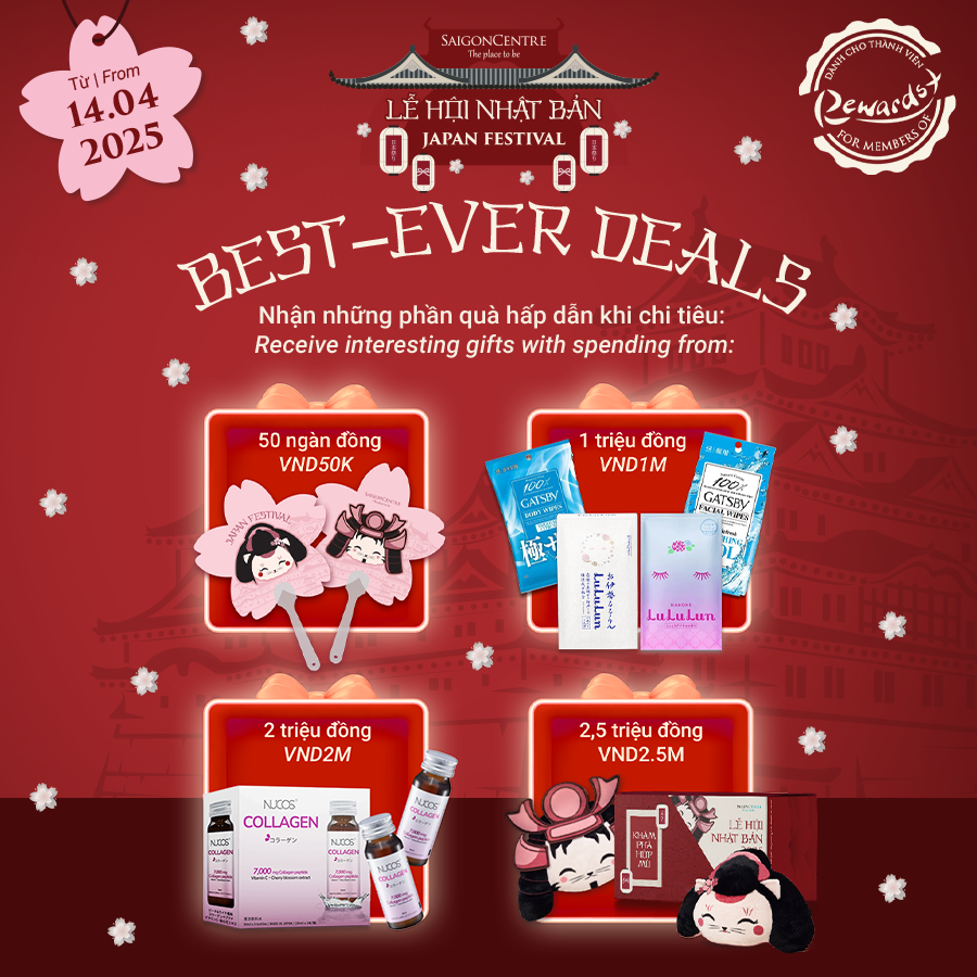 JAPAN FESTIVAL - BEST-EVER DEALS