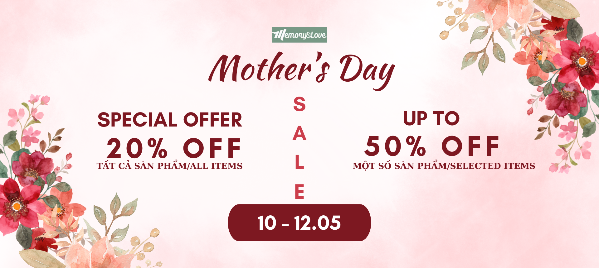 MEMORY&LOVE - NGÀY CỦA MẸ – GỬI YÊU THƯƠNG QUA TỪNG CHIẾC PHỤ KIỆN