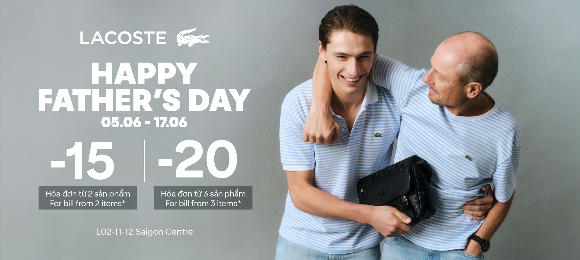 LACOSTE - HAPPY FATHER'S DAY