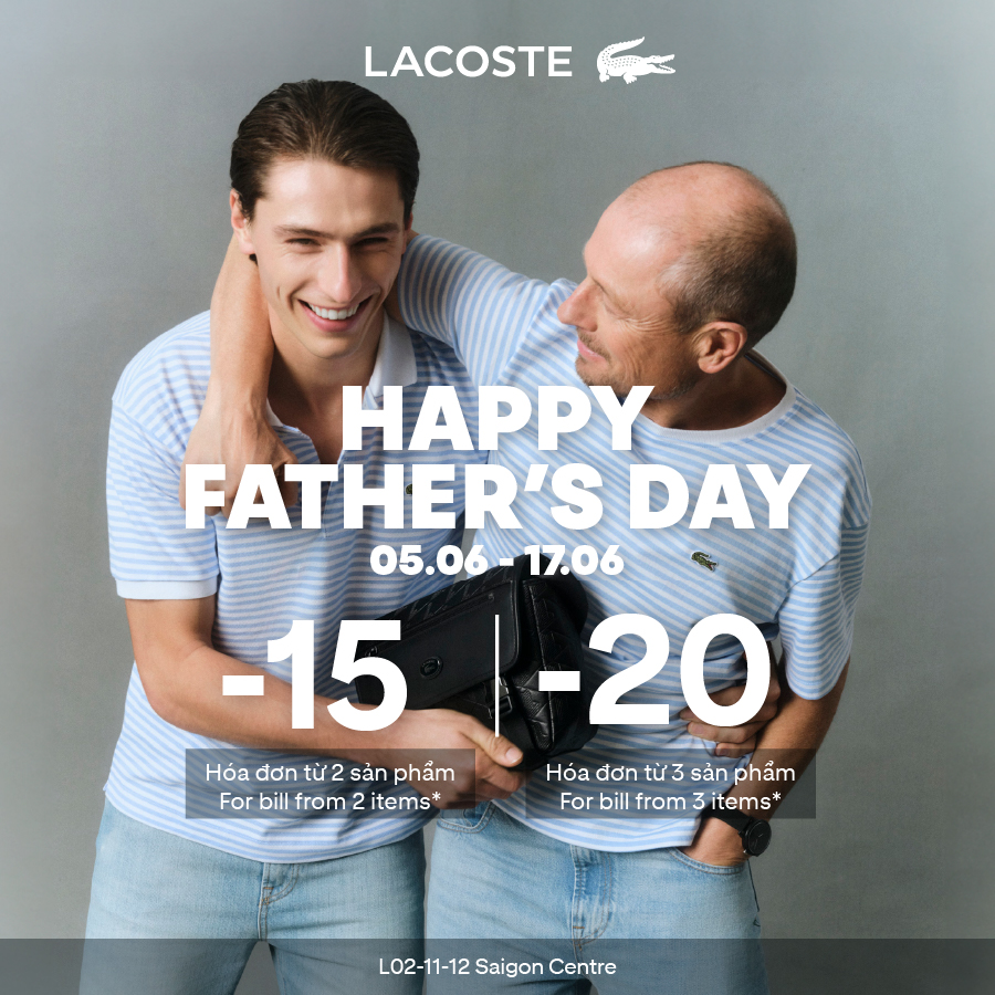 LACOSTE - HAPPY FATHER'S DAY