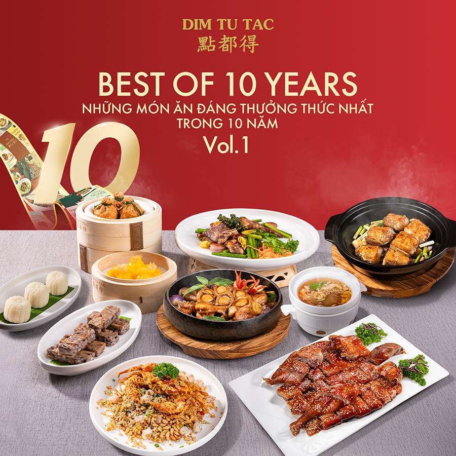 BEST OF 10 YEARS (Vol.1) - NHỮNG MÓN ĂN ĐÁNG THƯỞNG THỨC NHẤT TRONG HÀNH TRÌNH 10 NĂM