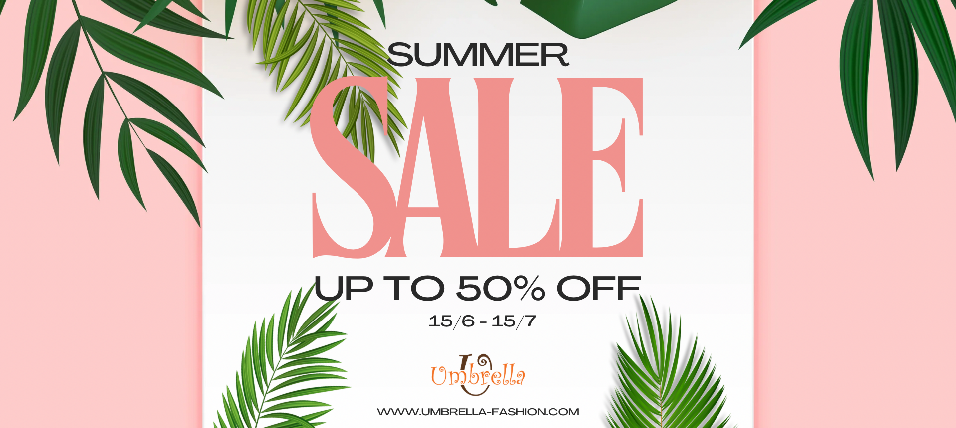 UMBRELLA - SUMMER SALE - UP TO 50% OFF