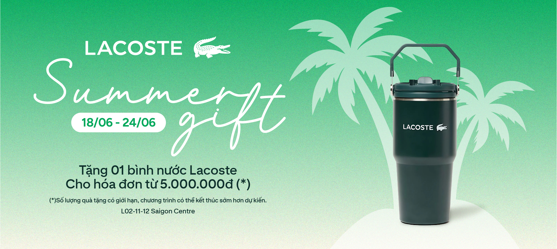 LACOSTE - ENJOY SUMMER GIFT