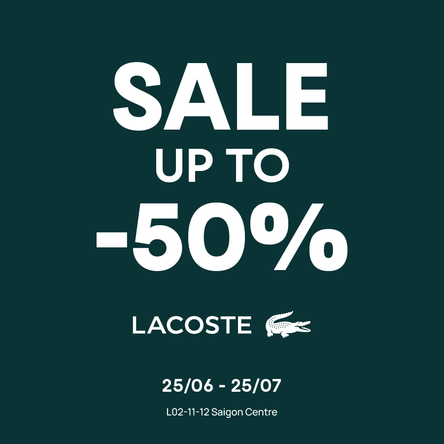 LACOSTE - END OF SEASON SALE SS25