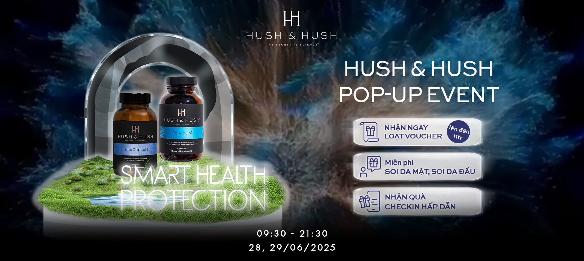 SMART HEALTH PROTECTION - HUSH & HUSH POP-UP EVENT