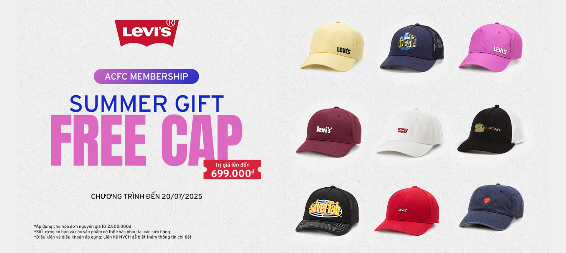 FEEL YOUR VIBE, GET A LEVI'S CAP GIFT