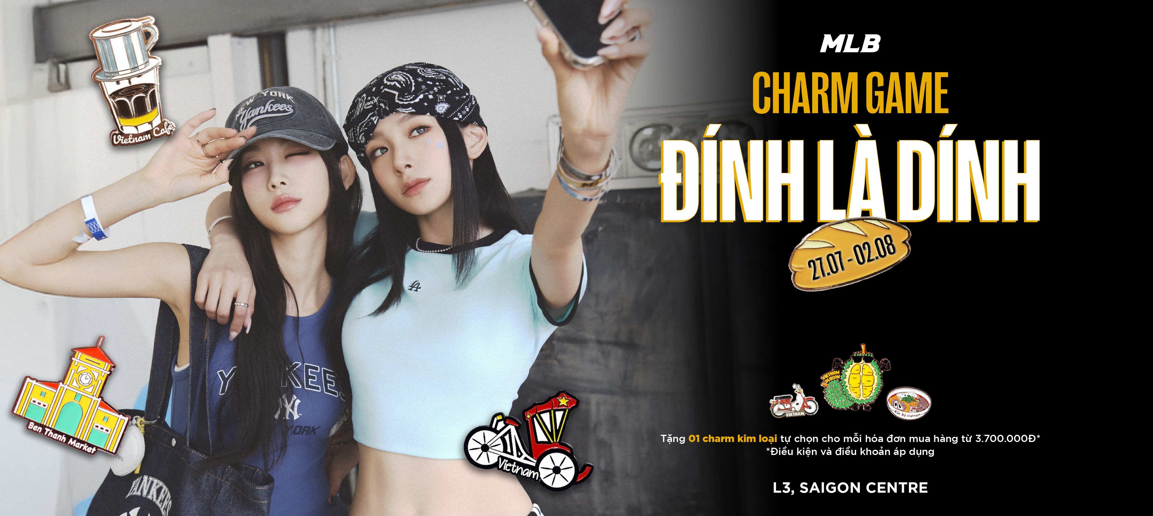 MLB CHARM GAME - SĂN CHARM XỊN, ĐÍNH LÀ DÍNH