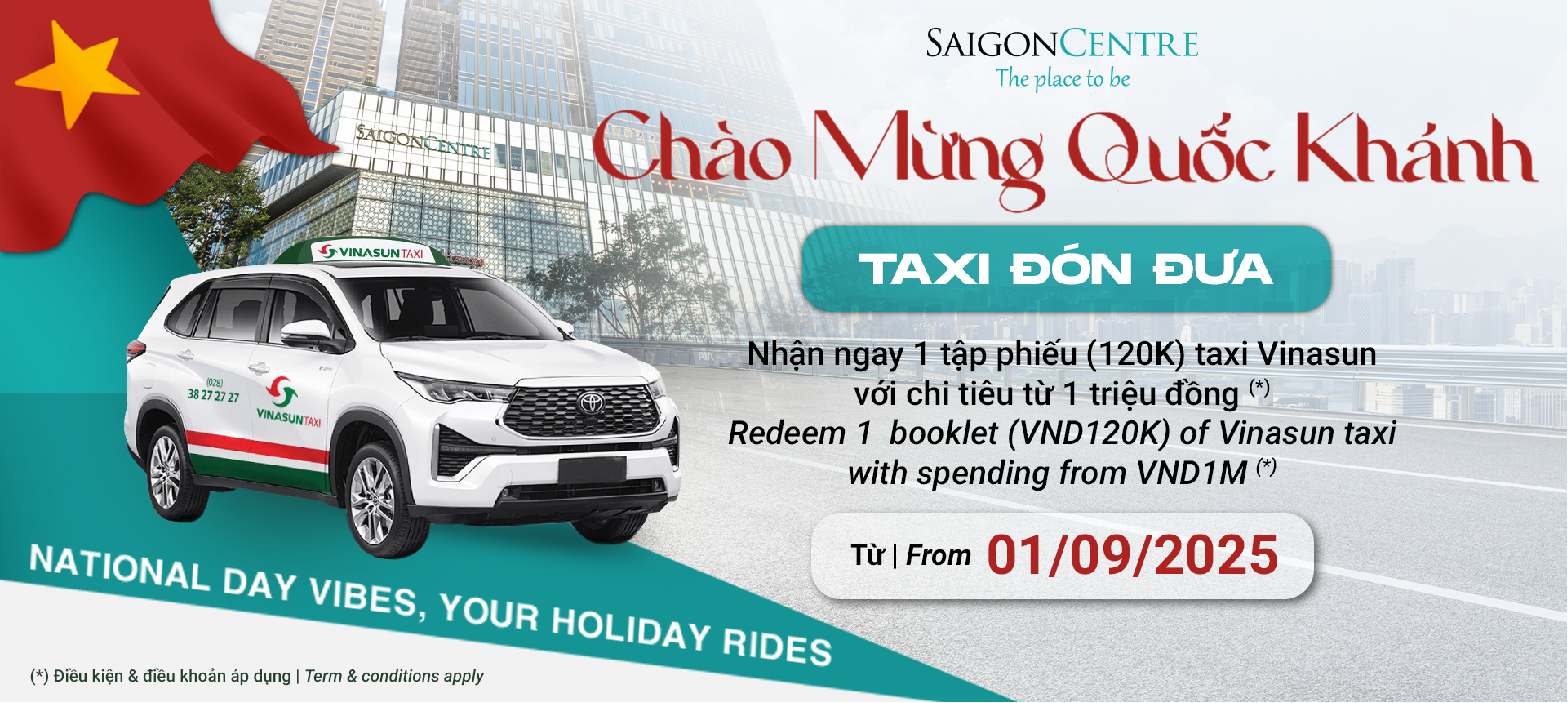 NATIONAL DAY VIBES - YOUR HOLIDAY RIDES