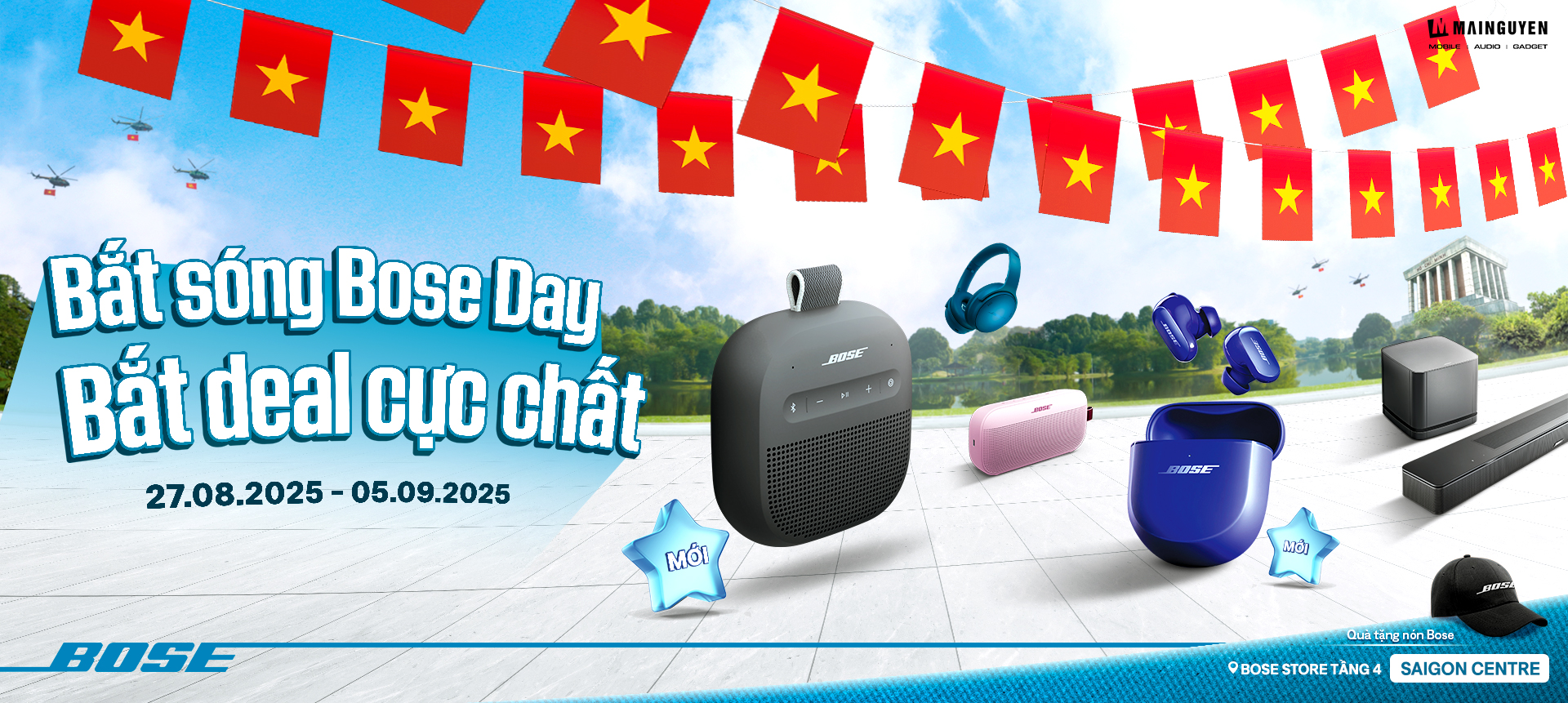 BẮT SÓNG BOSE DAY - BẮT DEAL CỰC CHẤT