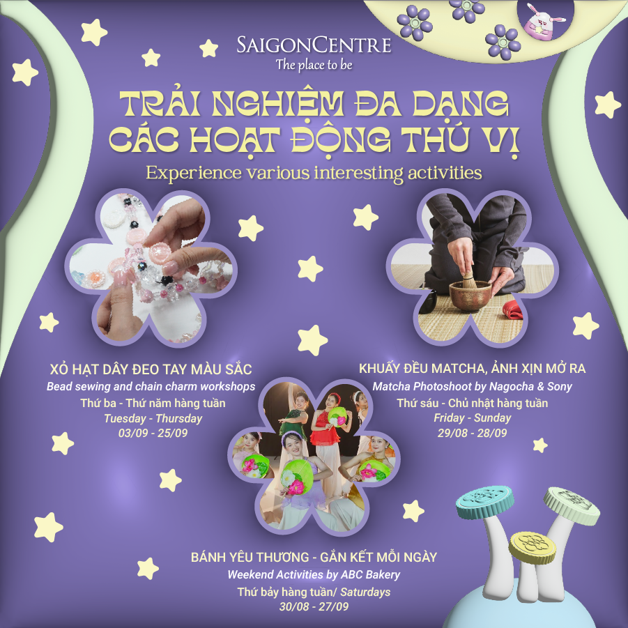 TRẢI NGHIỆM ĐA DẠNG CÁC HOẠT ĐỘNG THÚ VỊ