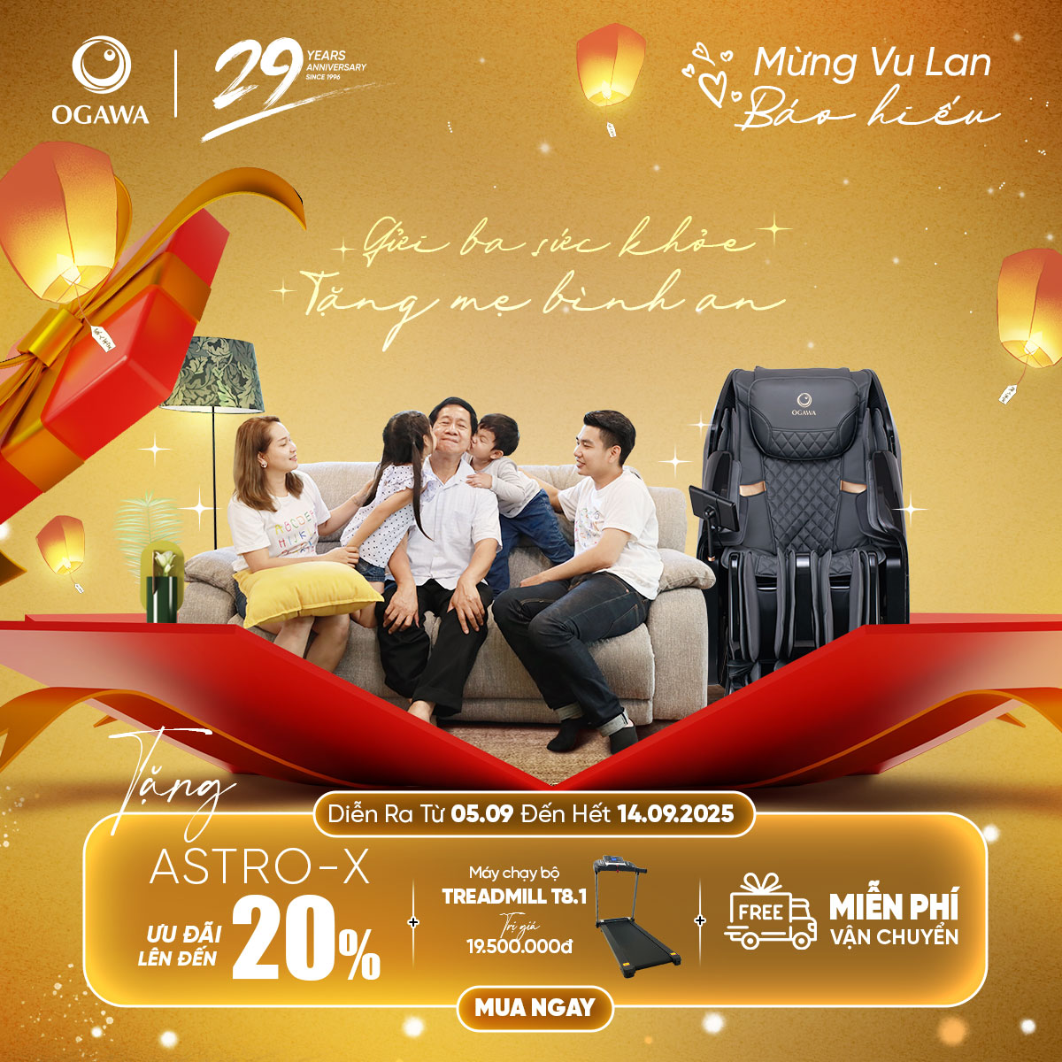 VU LAN BÁO HIẾU - GỬI BA SỨC KHỎE, TẶNG MẸ BÌNH AN